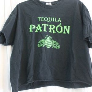 Cropped Patron Tequila t-shirt